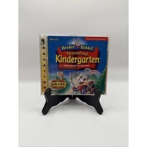 PC CDROM 1999 Learning Company Reader Rabbit Personalized Kindergarten 2-Disc